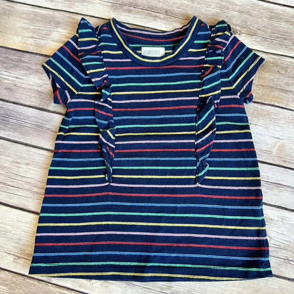 Gymboree Navy Striped Outfit